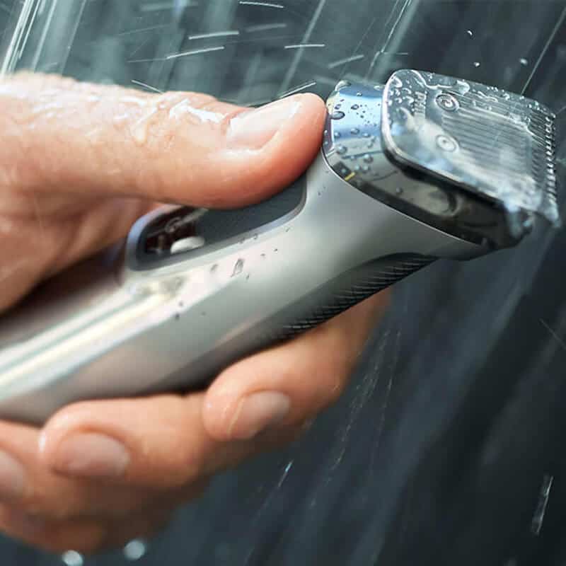 Trimmer maintenance is a water rinse, simple.