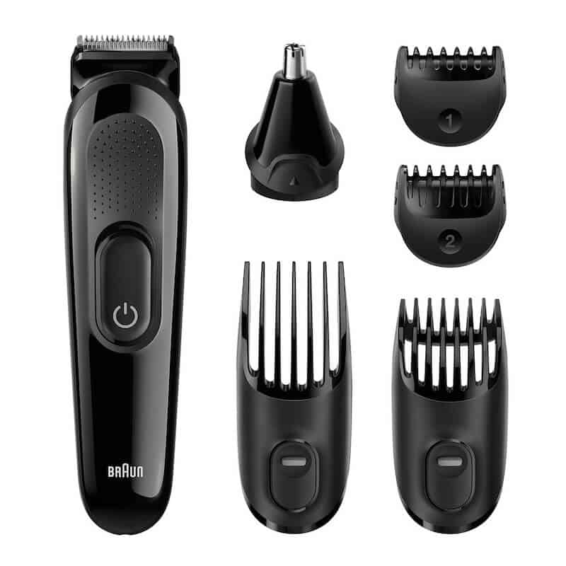 Braun MGK3020 trimmer package contents